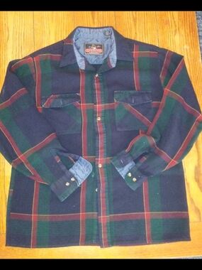 Vintage Backpacker Mens Size L Camping Shirt